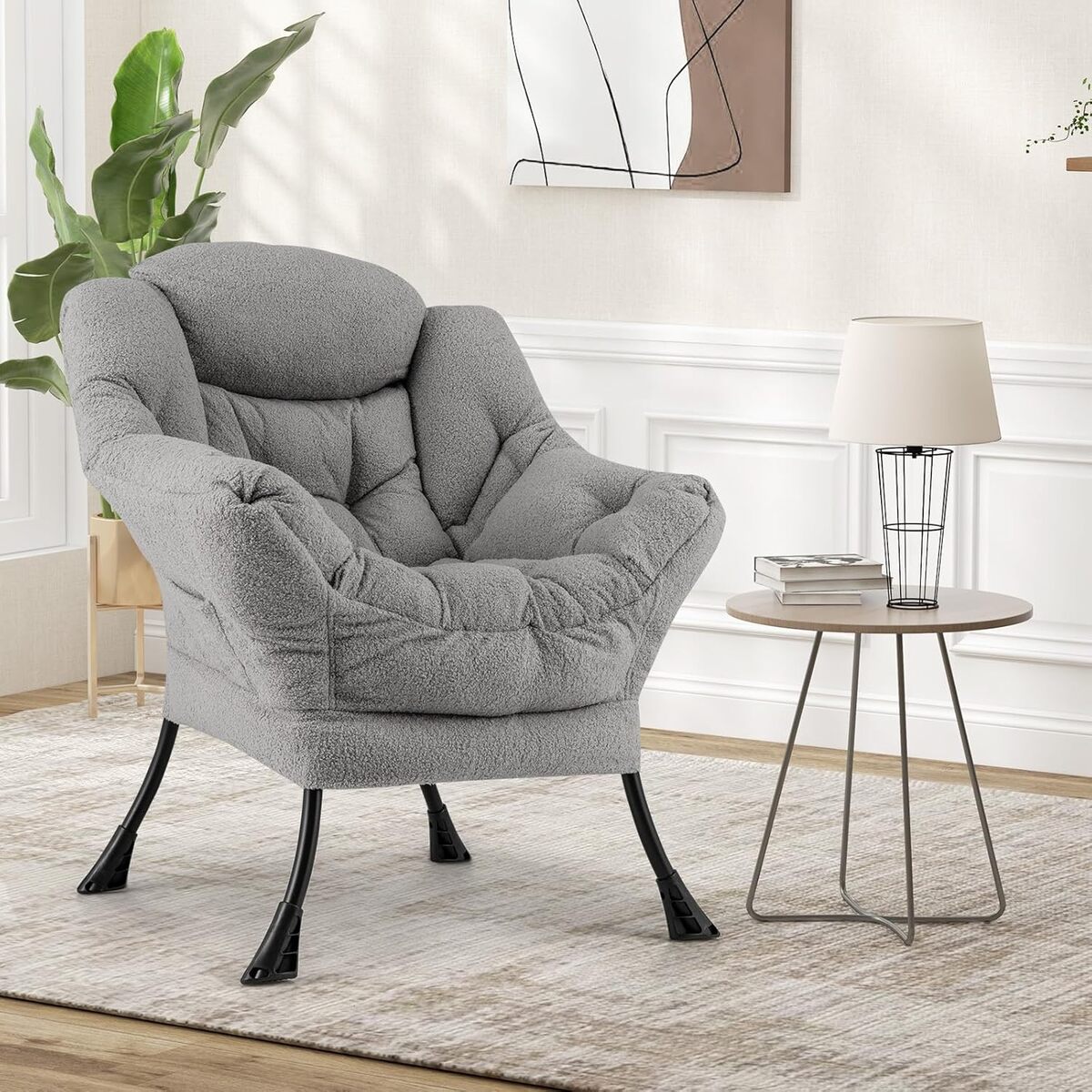 Test du fauteuil Relax4life en sherpa : design scandinave et confort