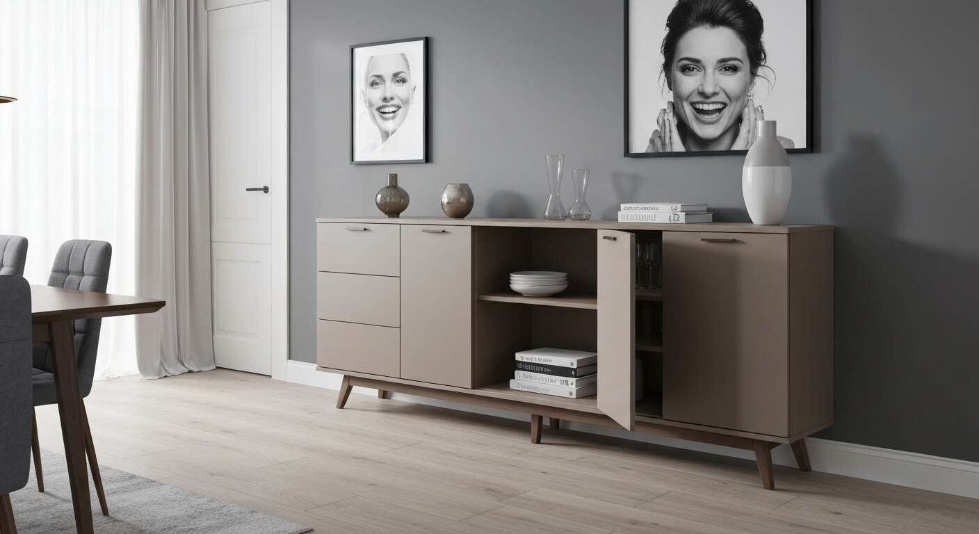 Optimiser le rangement de votre salle &agrave; manger gr&acirc;ce &agrave; un buffet polyvalent