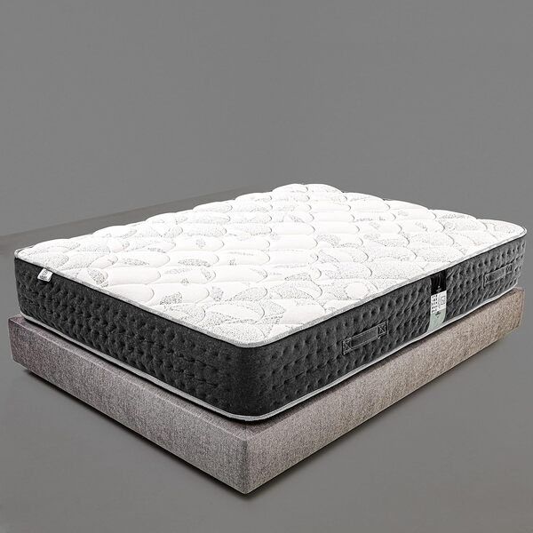 Matelas Sérénité 140 x 190 cm | Ressorts Ensachés | Mousse Haute Densité | Indépendance de Couchage | Soutien Ferme et Durable | 27cm