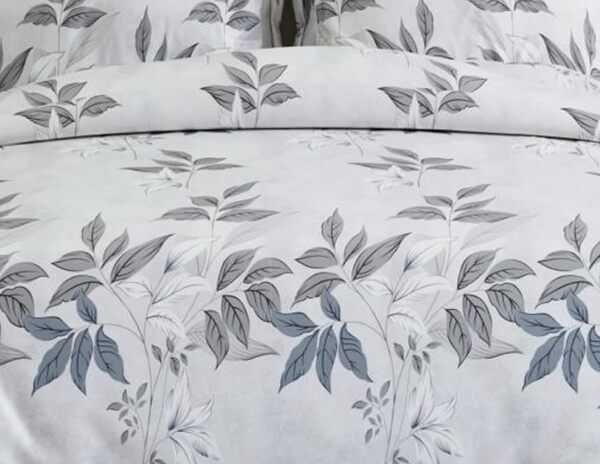 Parure de lit 4 pièces – Élégante, haut de gamme, super douce, avec poches profondes de 38,1 cm, draps de lit de qualité supérieure et facile d'entretien, feuillage brumeux, lit double