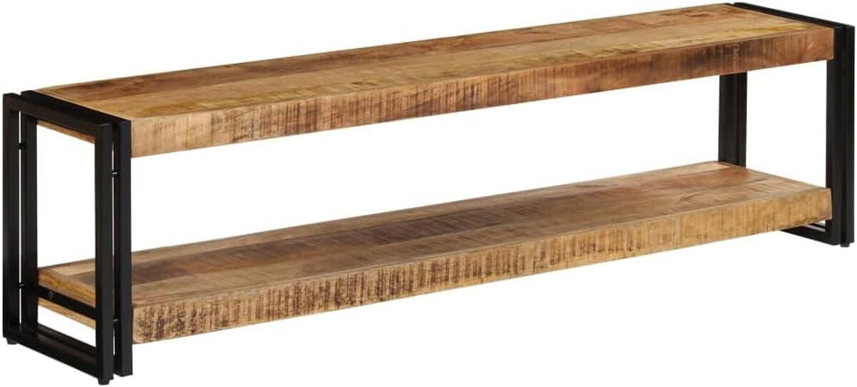 Avis sur le meuble TV bois massif 150x30x40 cm