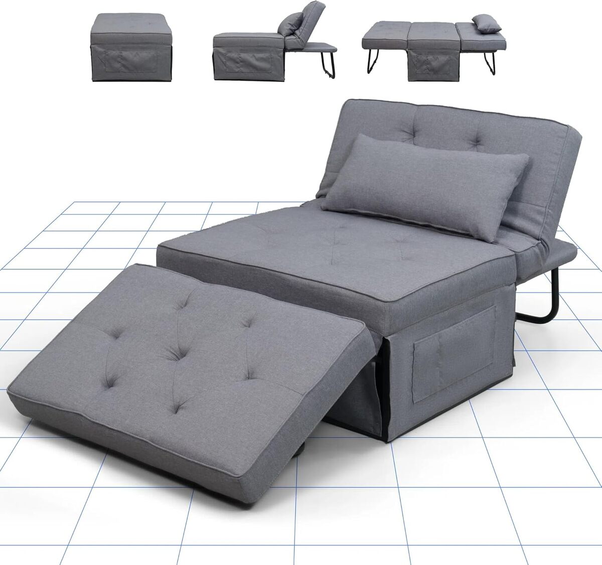 Test du fauteuil-lit convertible FLEXISPOT 3 en 1