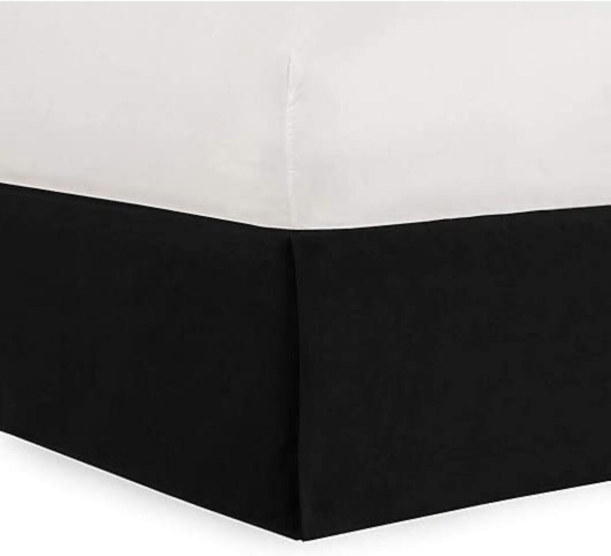 Test : jupe de lit en velours sur mesure, coin fendu 53, 3 cm