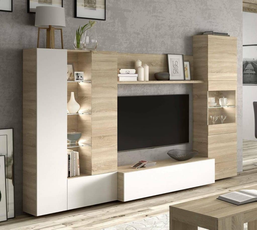 Test : meuble TV mural Dmora Raleigh avec LED 260 cm