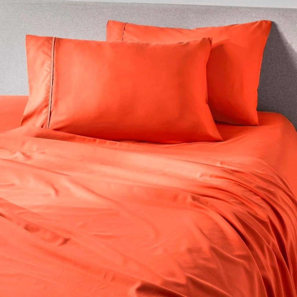Test PeachSkinSheets : draps corail doux pour nuits fraîches