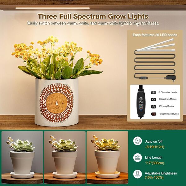 Étagère Plantes d’Intérieur à 11 Niveaux avec Lampes LED, Support Plantes en Métal 160 cm, Gain de Place pour 15–18 Pots, Coin Salon, Chambre, Balcon – Marron
