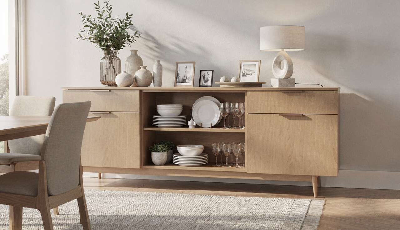 Maximiser le rangement : solutions buffet efficaces