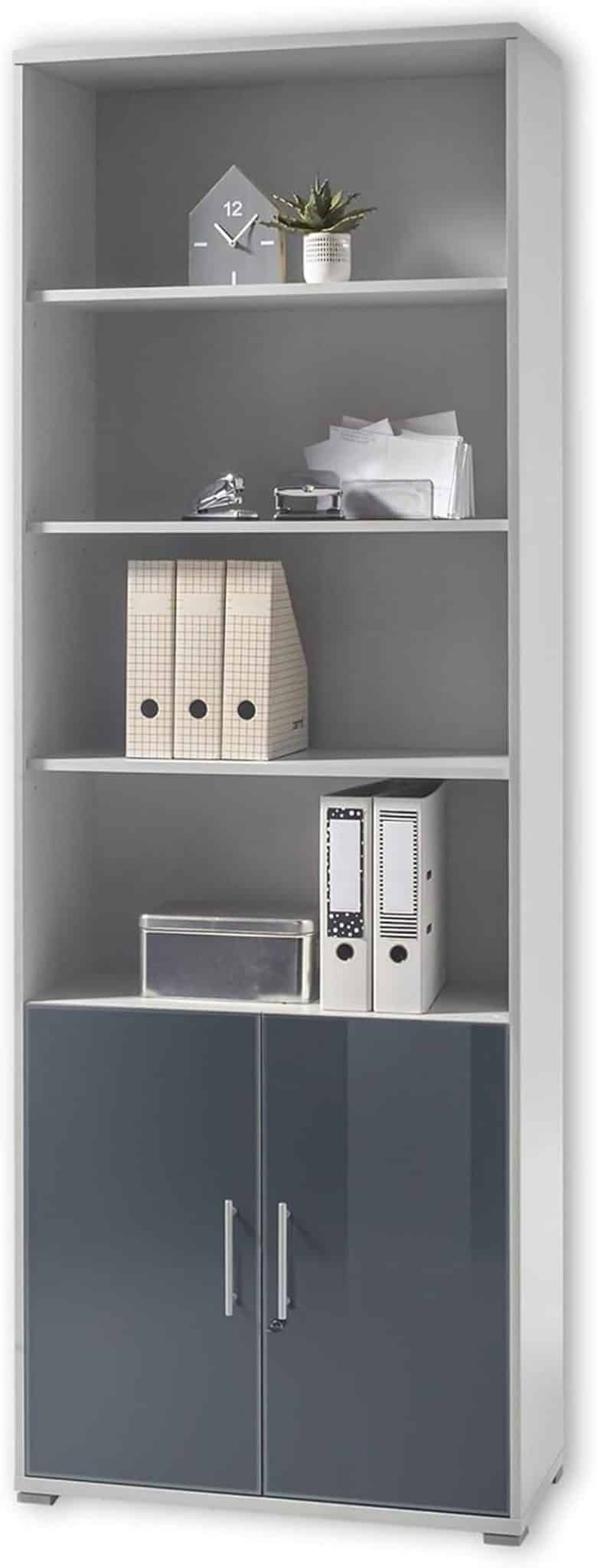 Test : bibliothèque Stella Trading modèle Office Lux avec portes verrouillables