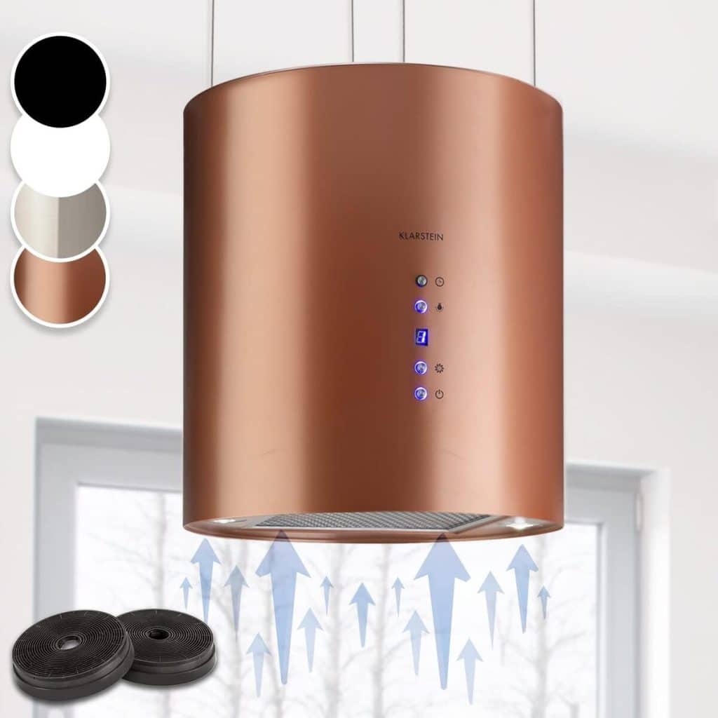 Test de la hotte design Klarstein : ilot central performant