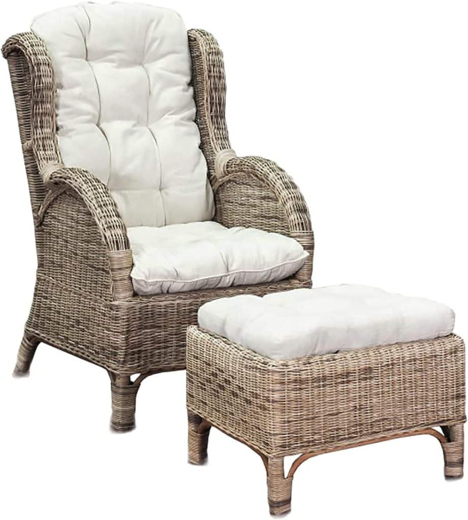 Test du fauteuil de relaxation Mojawo : luxe et confort en rotin