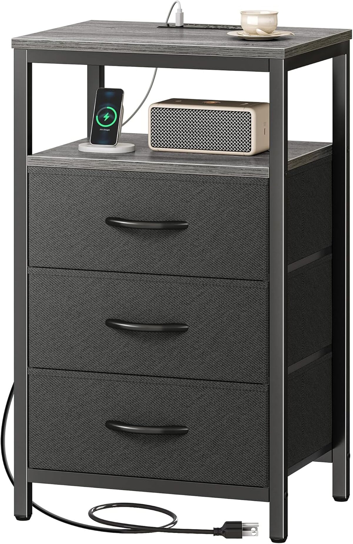 Test : table de nuit Huuger avec station de charge