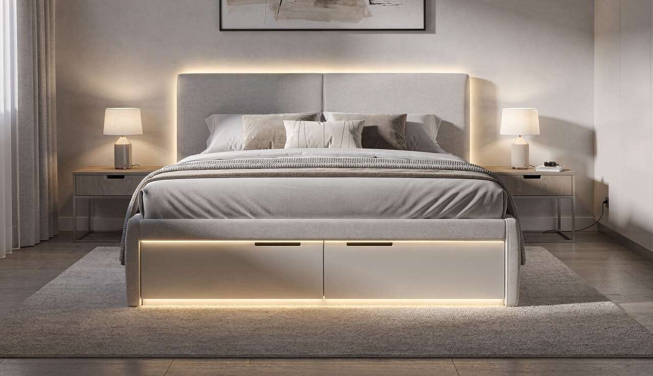 Lit coffre avec led : innovation ou simple gadget ?