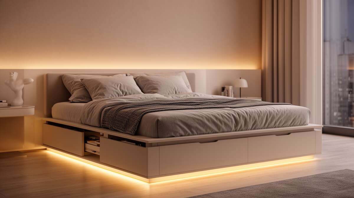 Les avantages d'un lit coffre avec led Les avantages d'un lit coffre avec led