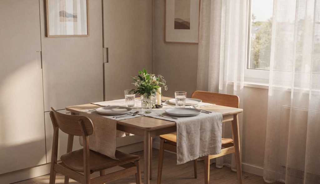 Maximiser l'espace : astuces d'agencement pour tables à manger