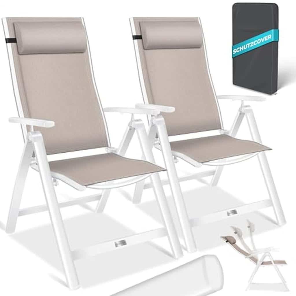 Test des chaises pliantes Kesser : confort en 7 positions
