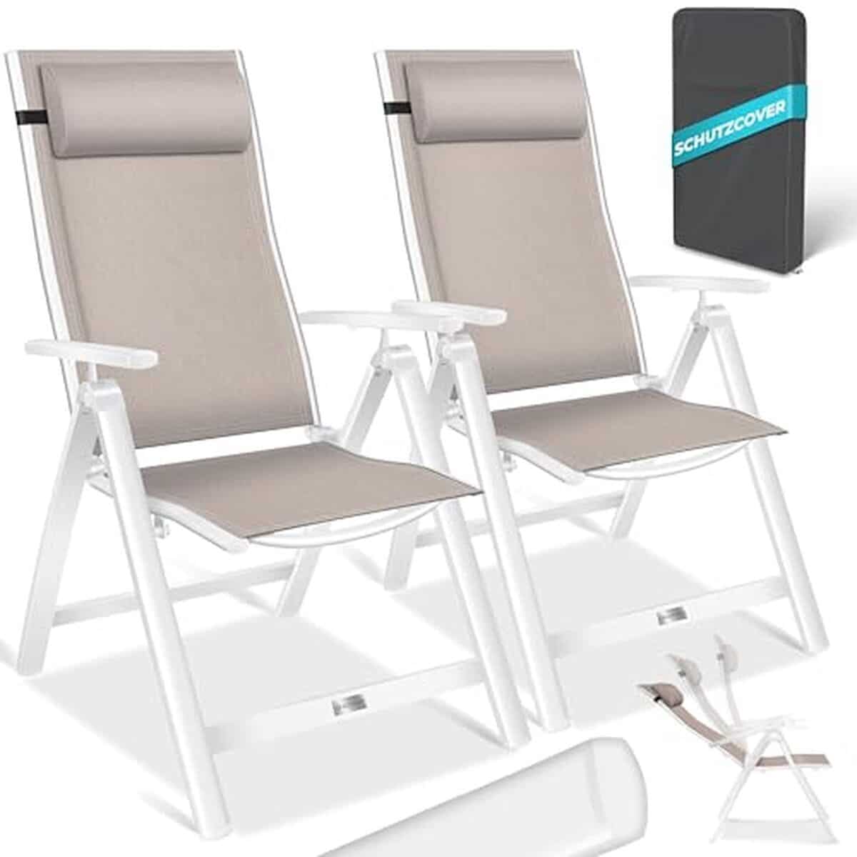 Test des chaises pliantes Kesser : confort en 7 positions