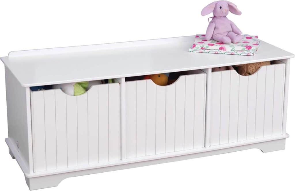 Test du banc de rangement KidKraft Nantucket blanc avec paniers