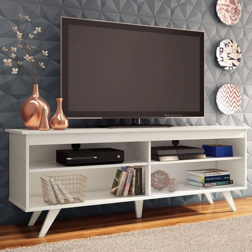 Test du meuble TV Madesa : modernité et praticité pour téléviseurs jusqu'à 65 pouces