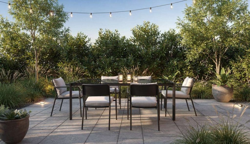 Optimisation de l'espace extérieur avec du mobilier de jardin