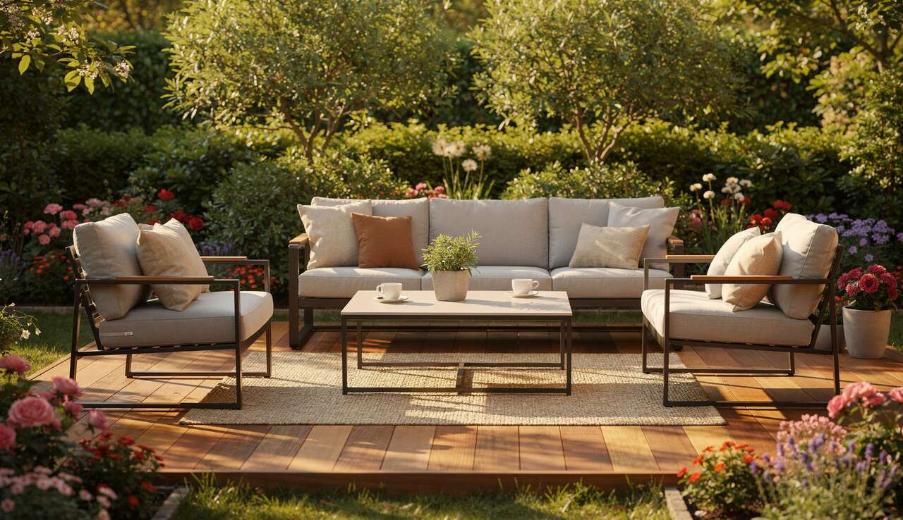 Comment bien choisir un salon de jardin modulable