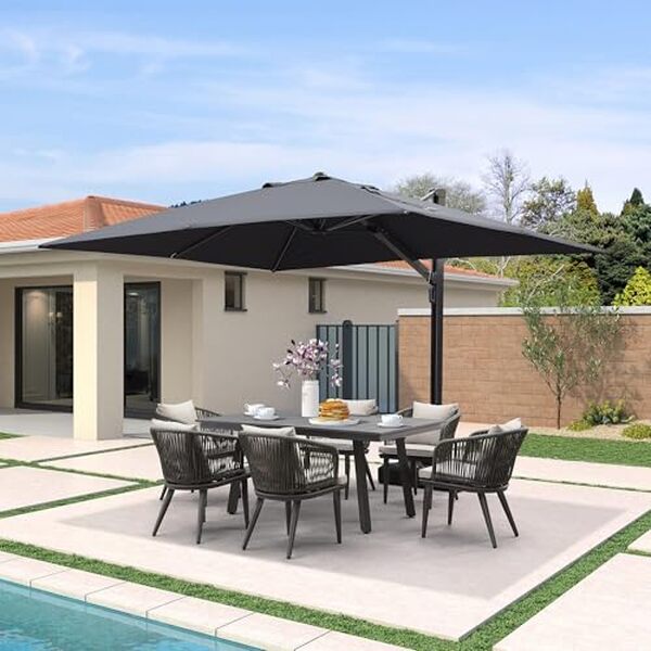 Découvrez notre analyse complète du parasol déporté Purple Leaf : protection solaire UPF50+, rotation à 360° et design élégant 3x3 m pour un extérieur parfait