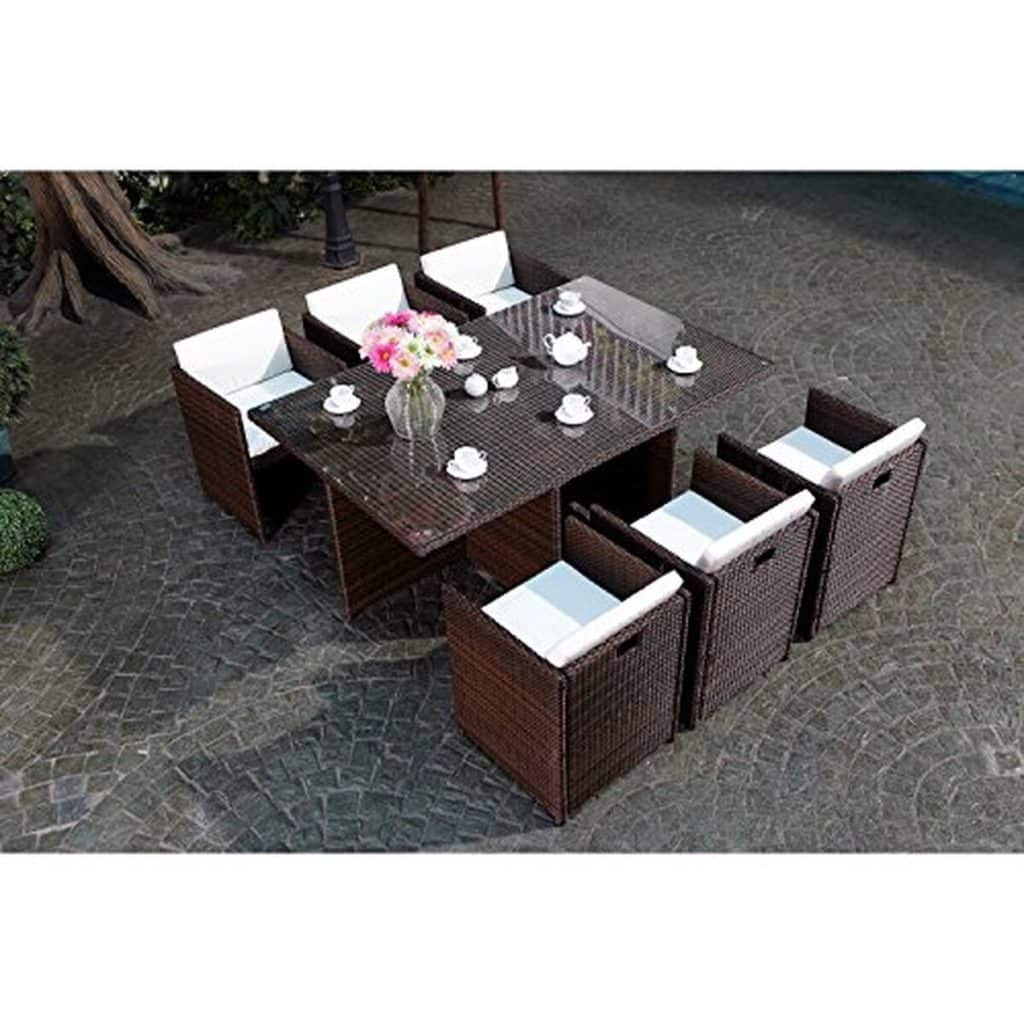 Avis sur le salon de jardin encastrable Miami de Concept Usine : confort et design