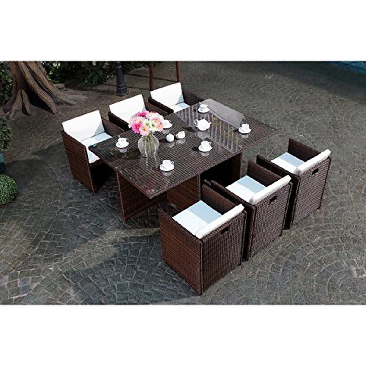 Avis sur le salon de jardin encastrable Miami de Concept Usine : confort et design