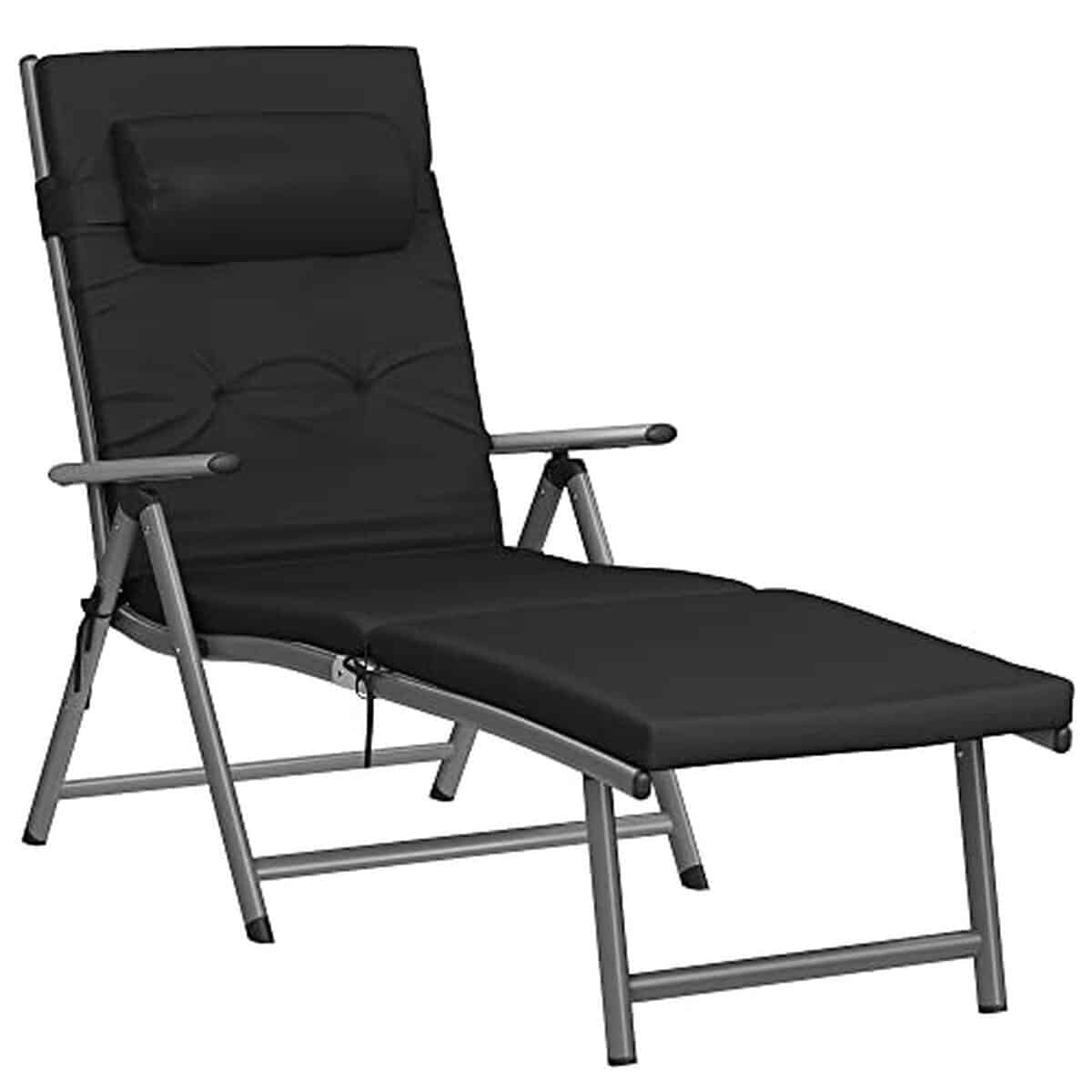 Test : chaise longue SONGMICS GCB24BK, confort et résistance au soleil