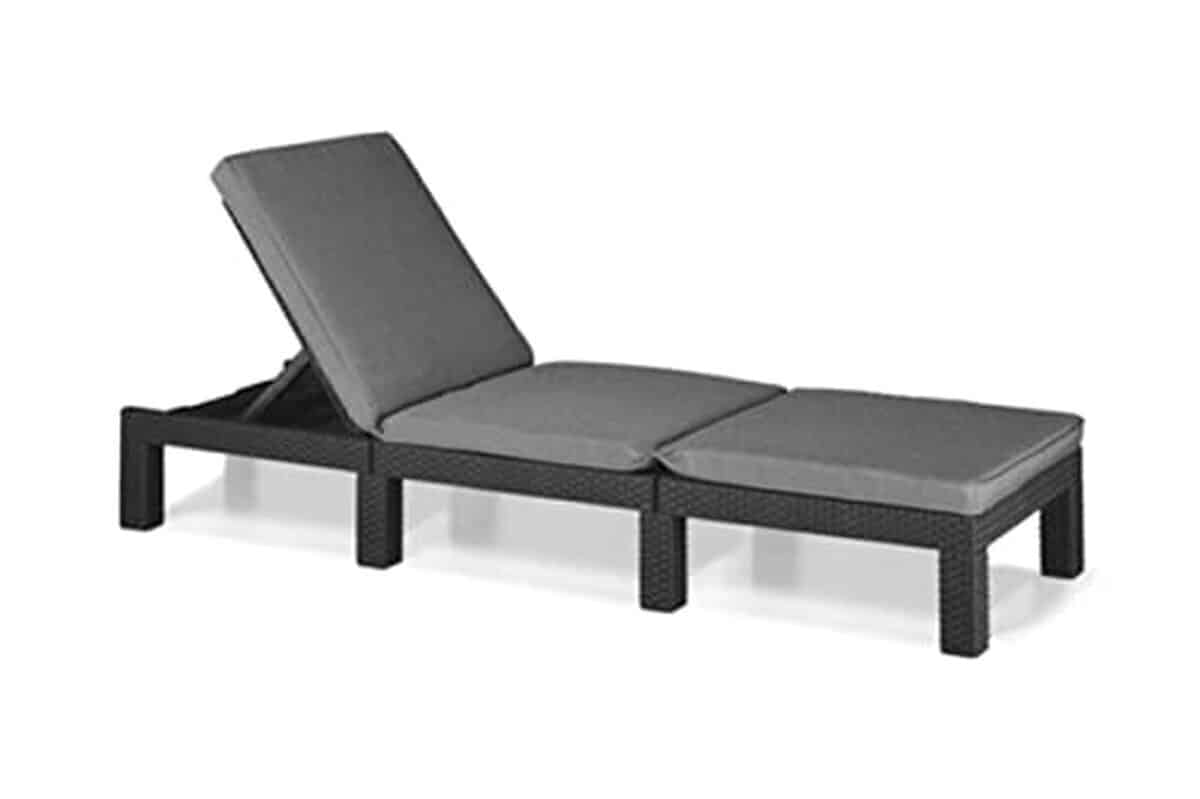 Test de la chaise longue Daytona de Keter : confort et élégance en extérieur