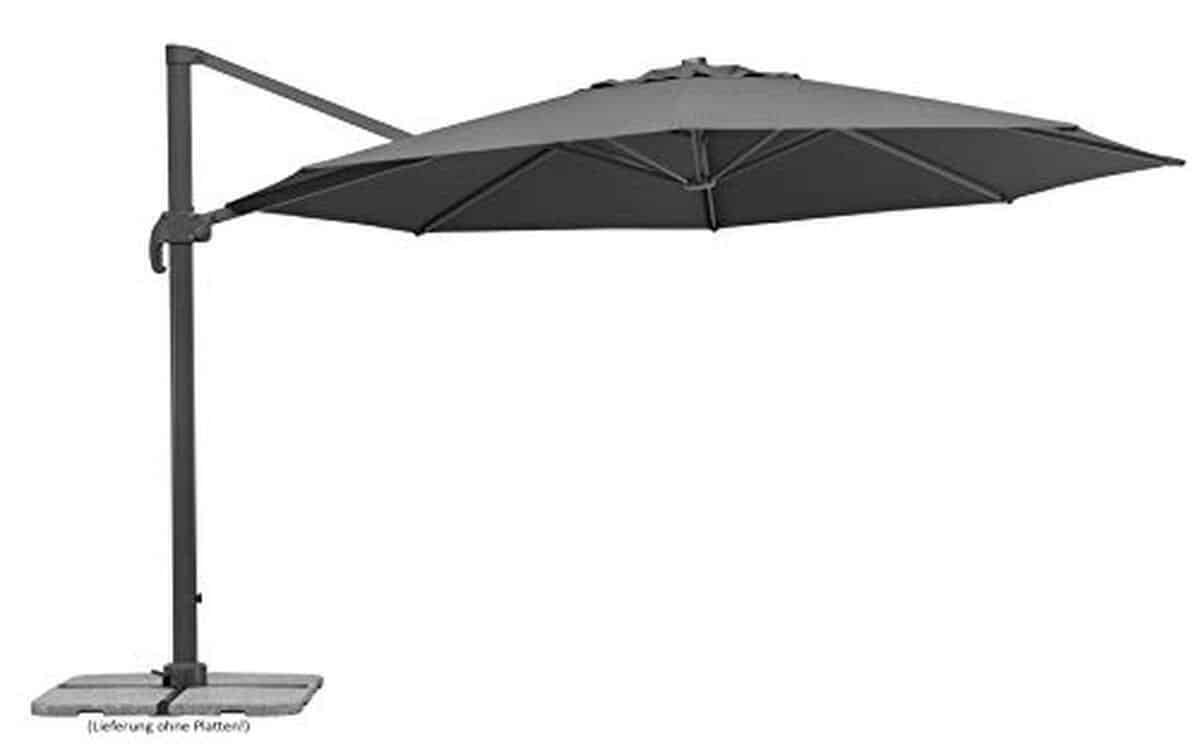 Test du parasol Schneider Rhodes Grande 789-15 : performance et style en anthracite
