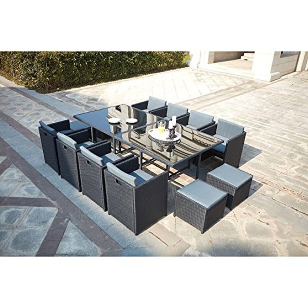 Test du salon de jardin encastrable Concept Usine Miami 12 personnes