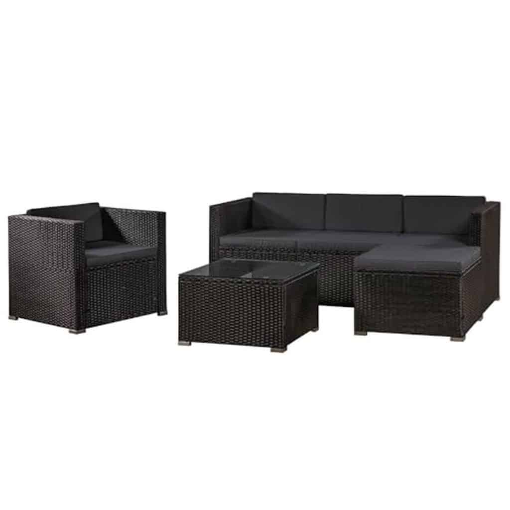 Test du salon de jardin Juskys Punta Cana : style et résistance
