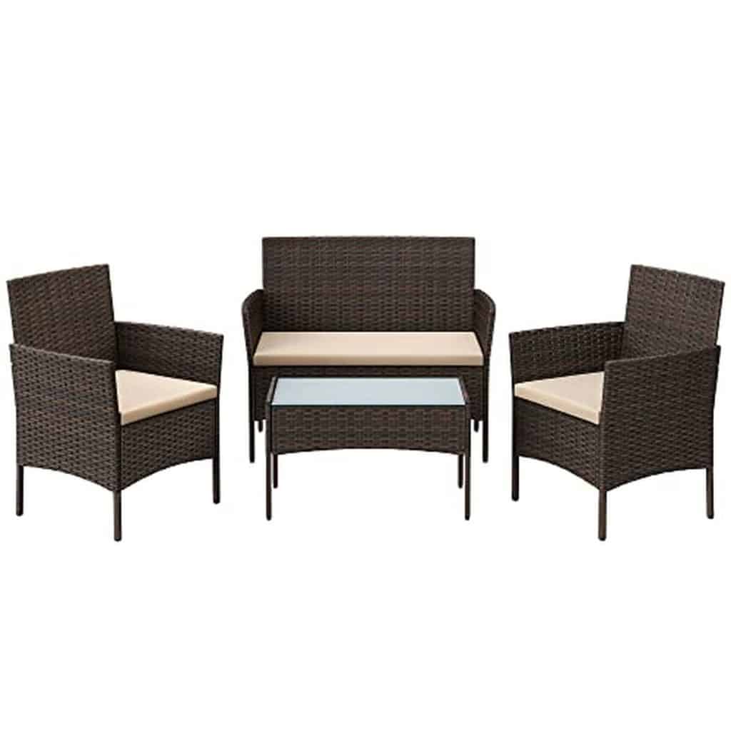 Test ensemble mobilier extérieur SONGMICS GGF004K05