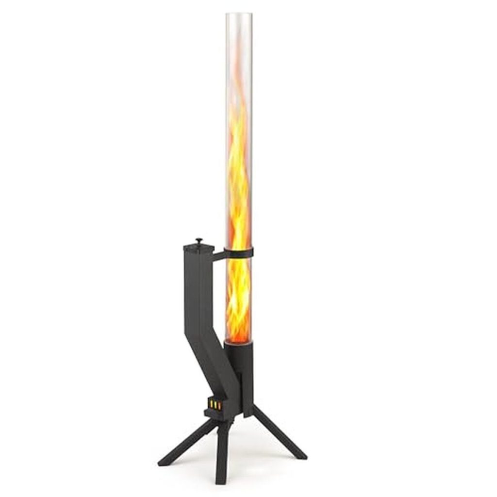 Test Gardenflare brasero extérieur : flamme haut-mètre innovante