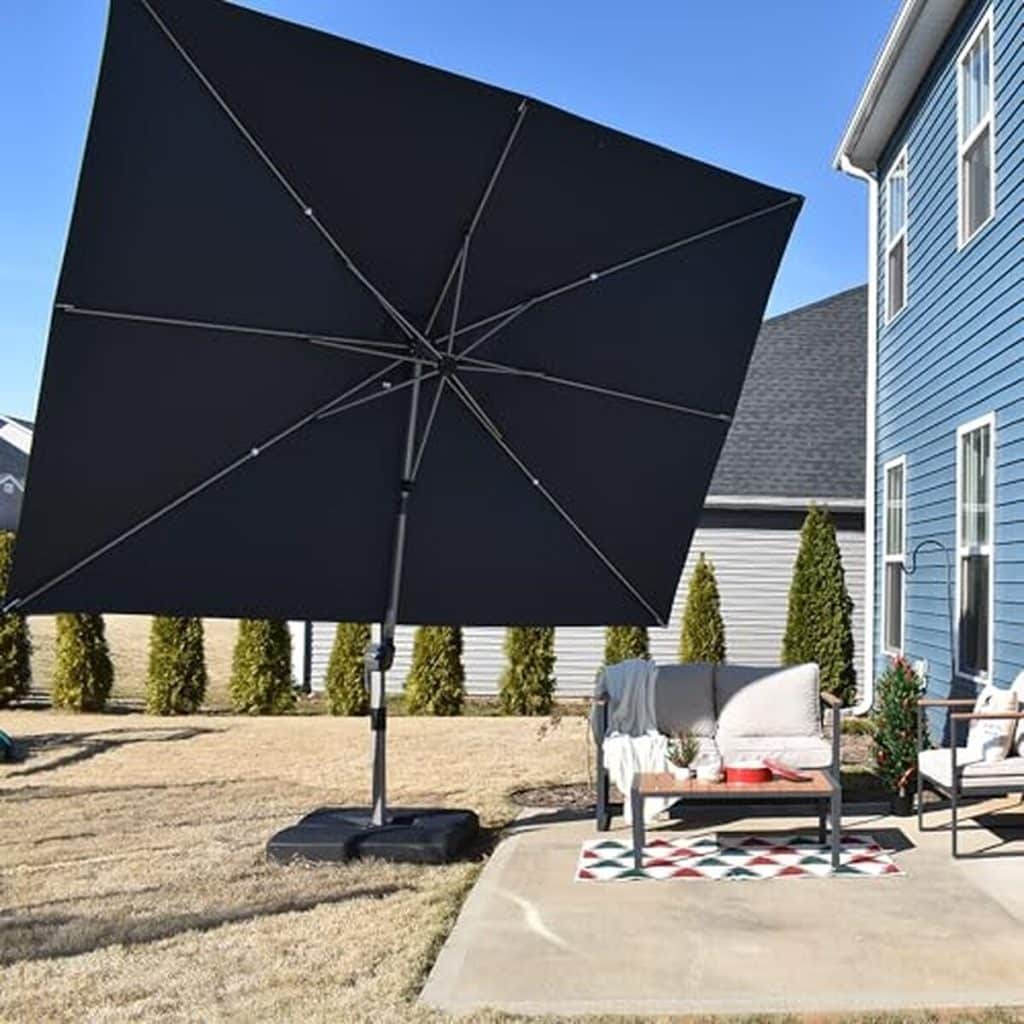 Test parasol Purple Leaf rotatif 360° UPF 50+