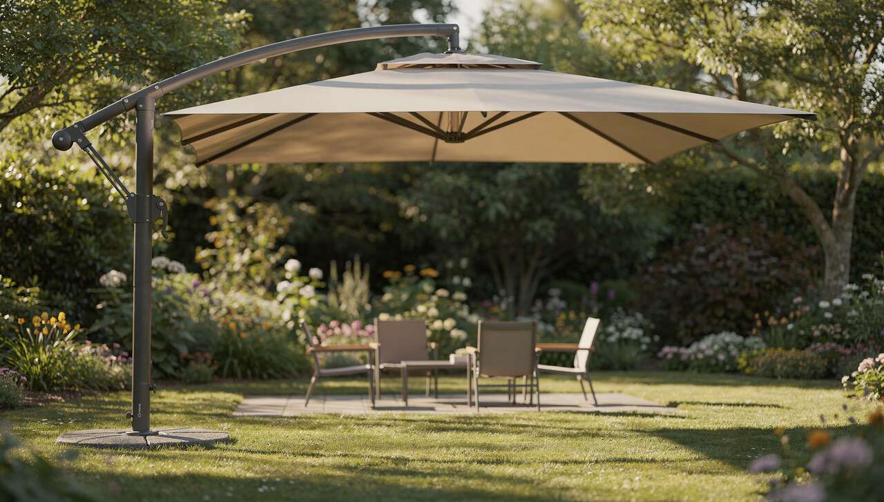 Les avantages du parasol déporté inclinable Les avantages du parasol déporté inclinable
