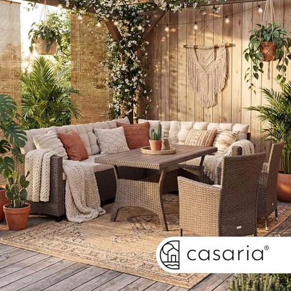 Découvrez notre test complet du salon de jardin Casaria 8 en polyrotin crème : design élégant, confort optimal et rapport qualité-prix imbattable rentrent en scène.