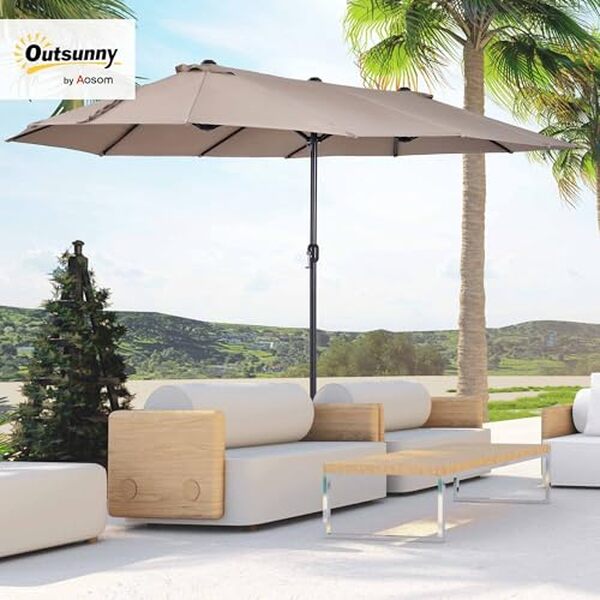Découvrez notre analyse détaillée du parasol double Outsunny 4, 6 x2, 7 m : caractéristiques, avantages et conseils pour embellir votre espace extérieur