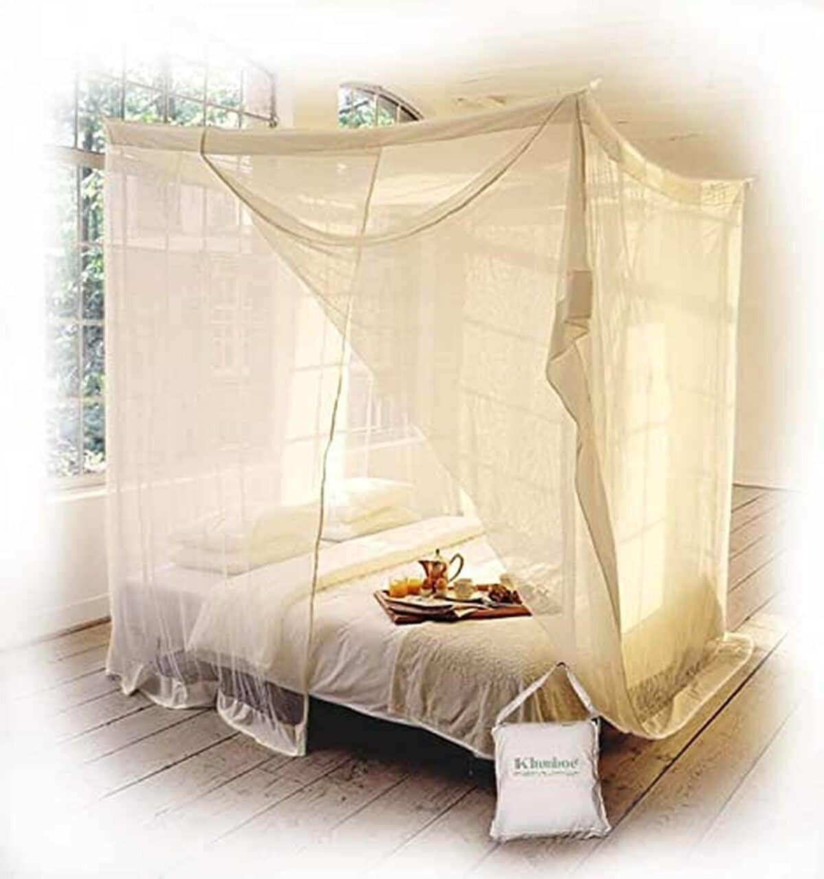 Test de la moustiquaire de lit rectangulaire KLAMBOE® filet anti-insectes