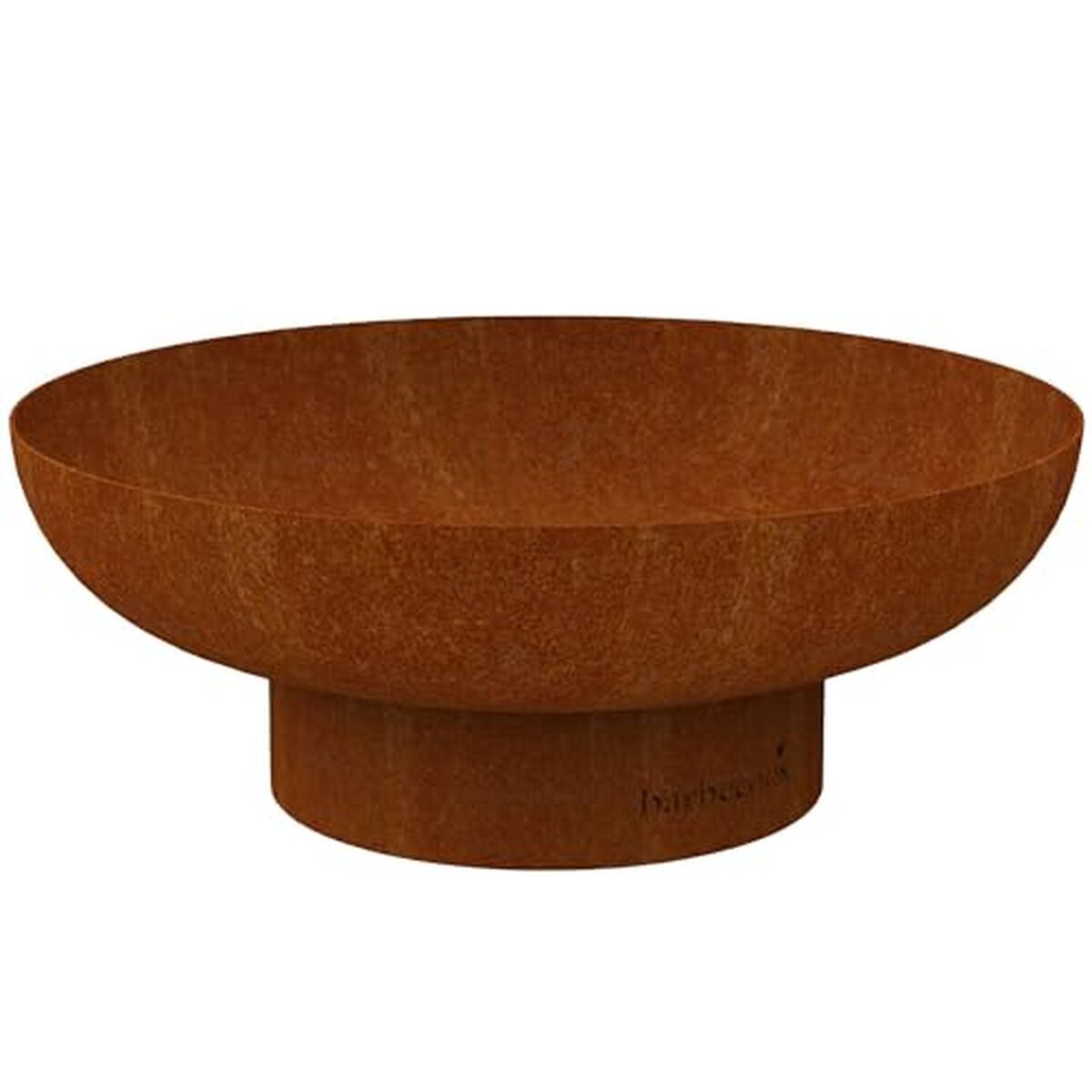 Test du brasero Jack 100 de Barbecook : chaleur en acier corten