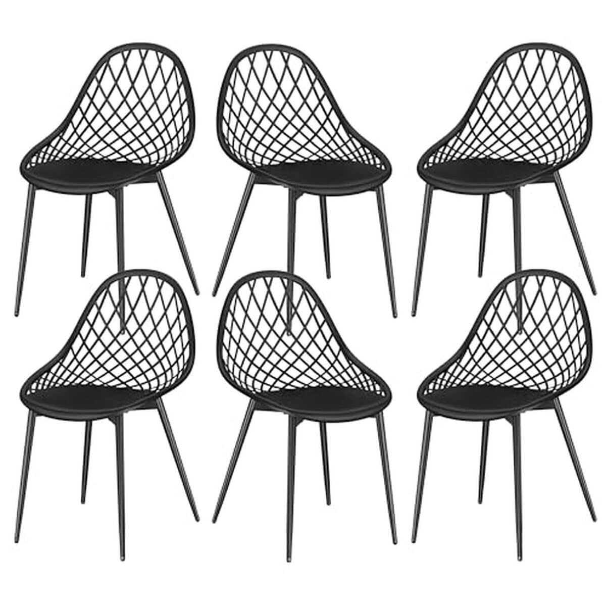 Test du lot de 6 chaises de jardin Buybyroom : confort et élégance extérieurs