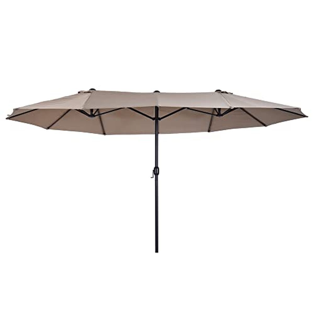 Test du parasol double Outsunny 4, 6 mx2, 7 m pour jardin et balcon