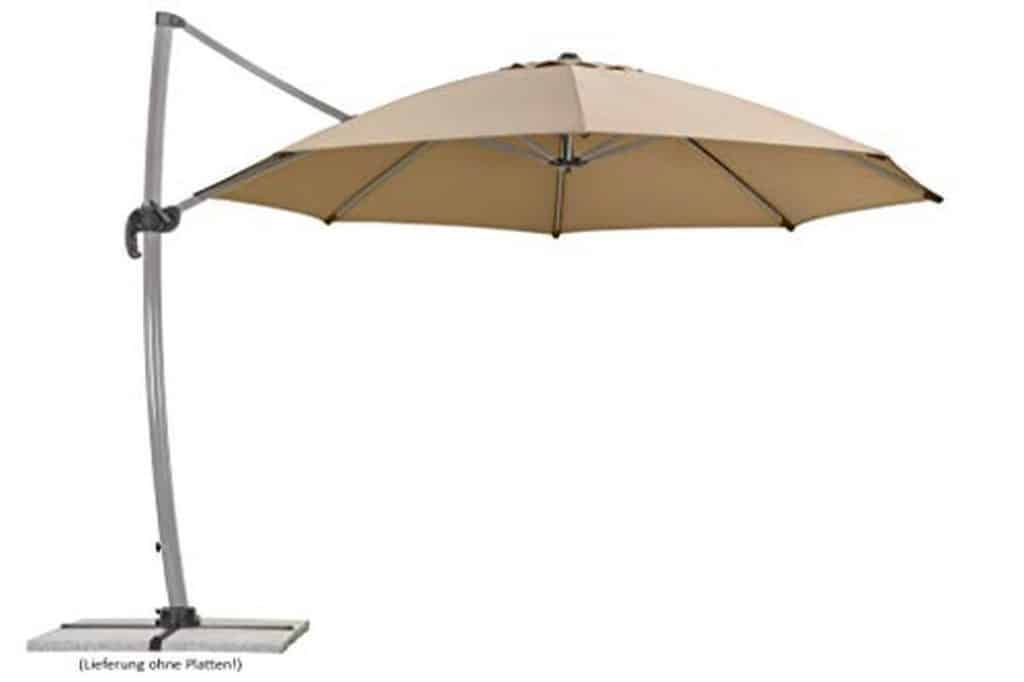 Test du parasol Schneider Rhodos Rondo Ø 350 cm sable